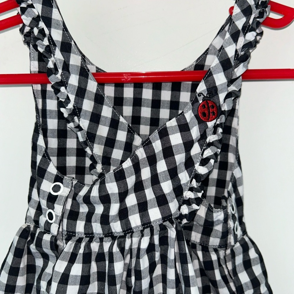 vintage Gymboree lil lady bug pinafore/bloomer set 12-18 months EUC - Picture 6 of 11